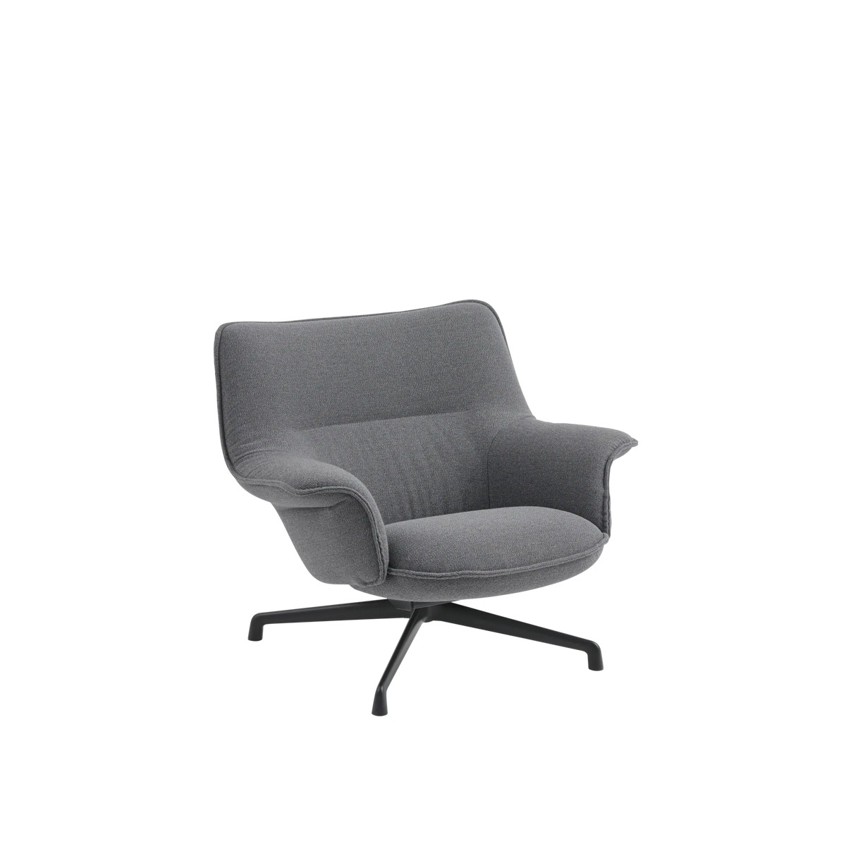 Muuto Doze lenestol lav rygg, svingbar fot. Velg tekstil