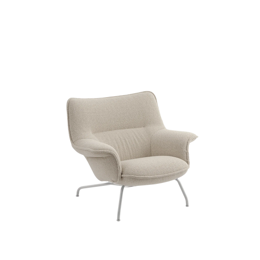 Muuto Doze lenestol lav rygg, rørunderstell. Velg tekstil