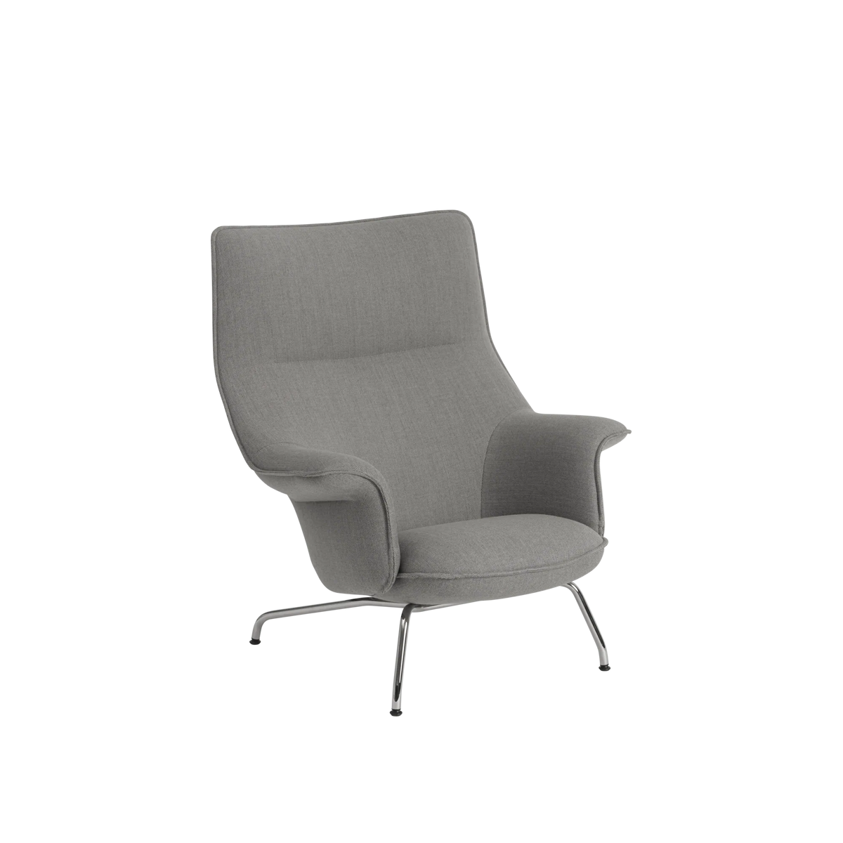 Muuto Doze lenestol høy rygg, rørunderstell. Velg tekstil