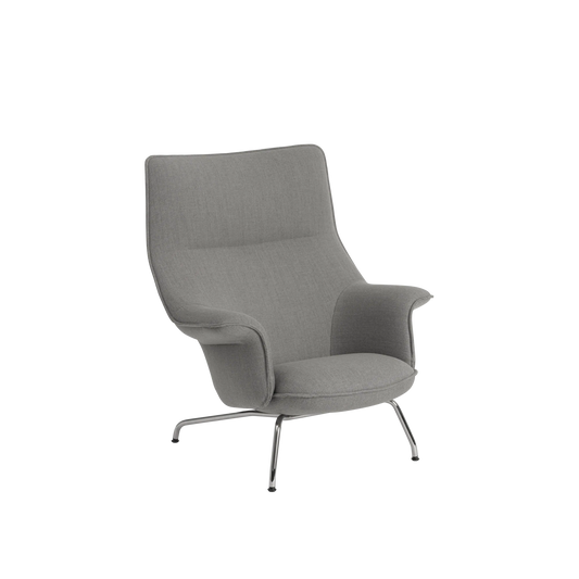 Muuto Doze lenestol høy rygg, rørunderstell. Velg tekstil
