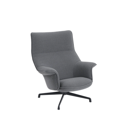 Muuto Doze lenestol høy rygg, svingbar fot. Velg tekstil