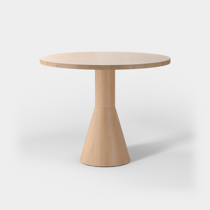 Massproductions Draft spisebord – Ø 88 cm / Natur bøk