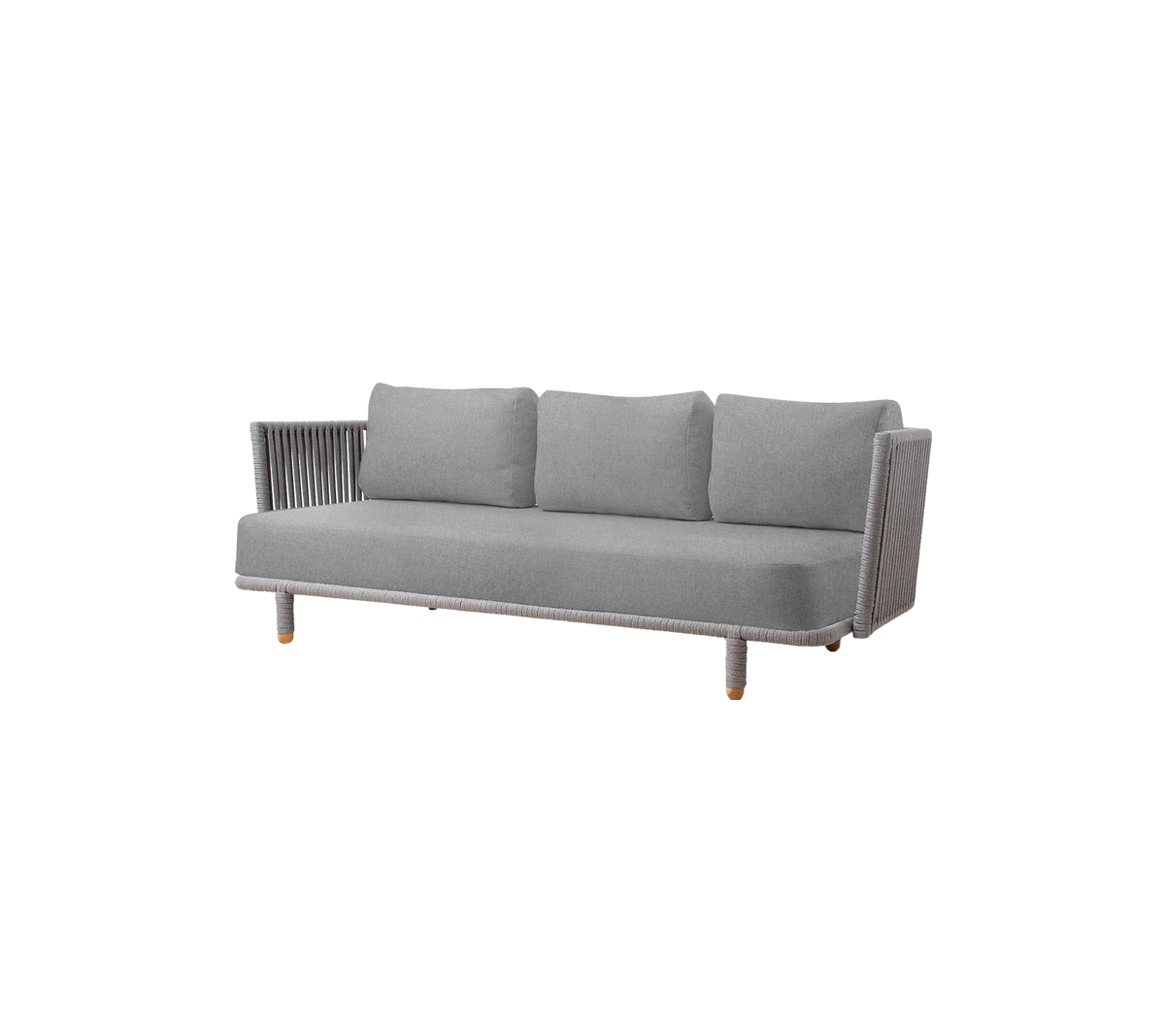 Cane-line Moments 3-seter sofa, Soft Rope