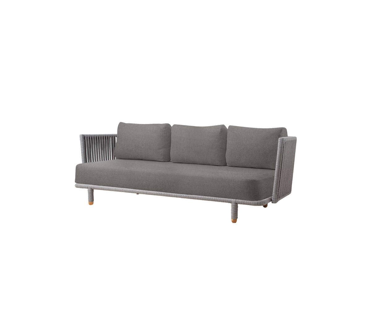 Cane-line Moments 3-seter sofa, Soft Rope