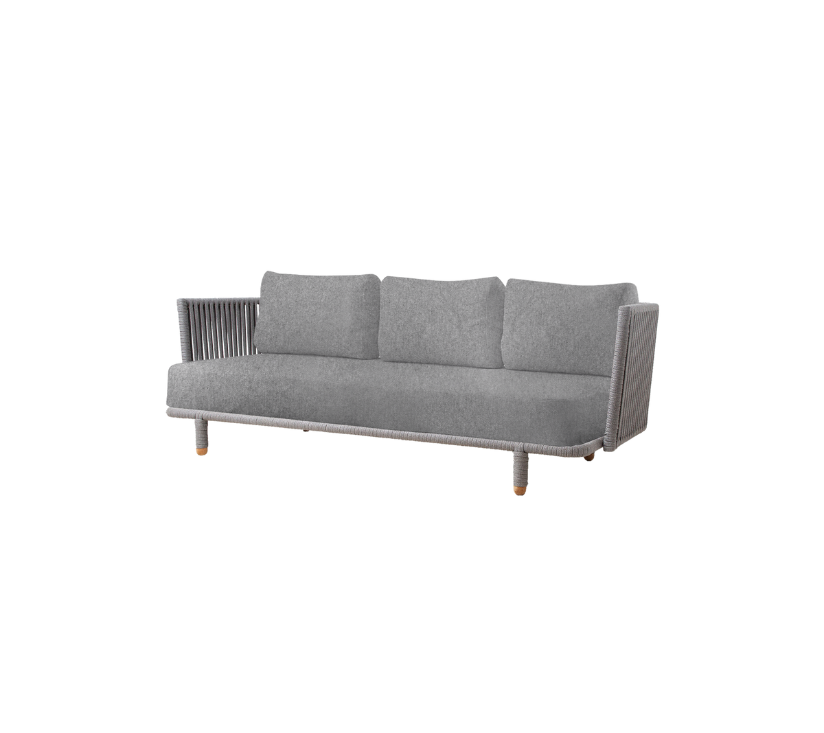 Cane-line Moments 3-seter sofa, Soft Rope