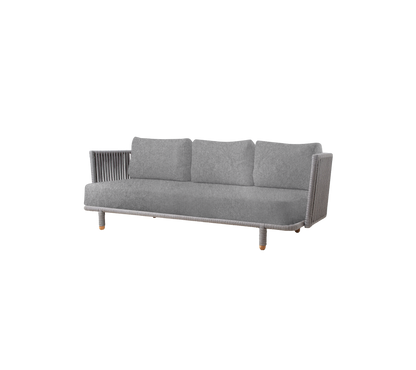 Cane-line Moments 3-seter sofa, Soft Rope