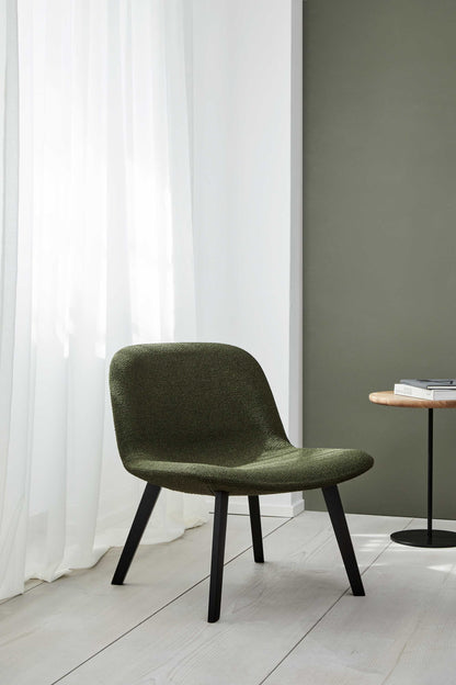 Fredericia Eyes Lounge Wood Chair trestell. Velg tekstil og treverk
