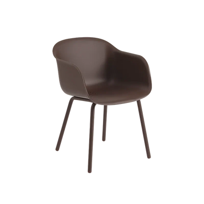 Muuto Fiber Outdoor utestol med armlener. Velg farge