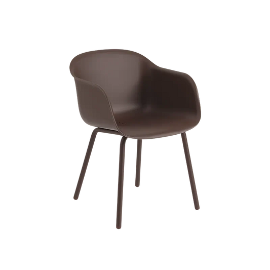 Muuto Fiber Outdoor utestol med armlener. Velg farge