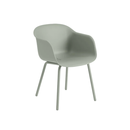 Muuto Fiber Outdoor utestol med armlener. Velg farge