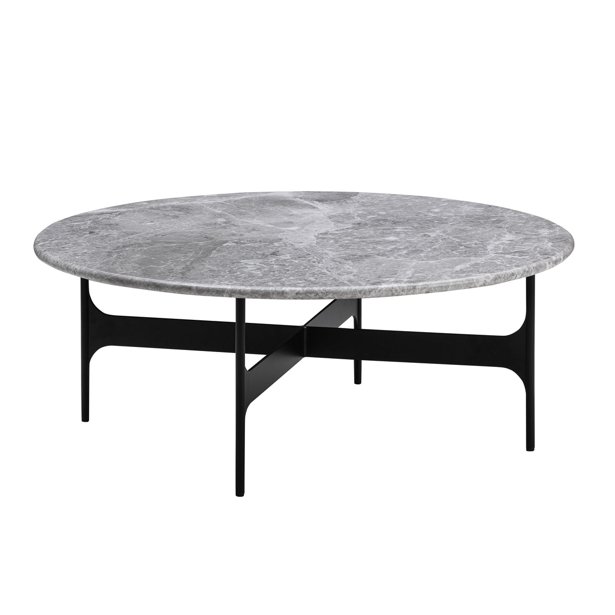 Wendelbo Floema sofabord Large, Grey Emperador-marmor