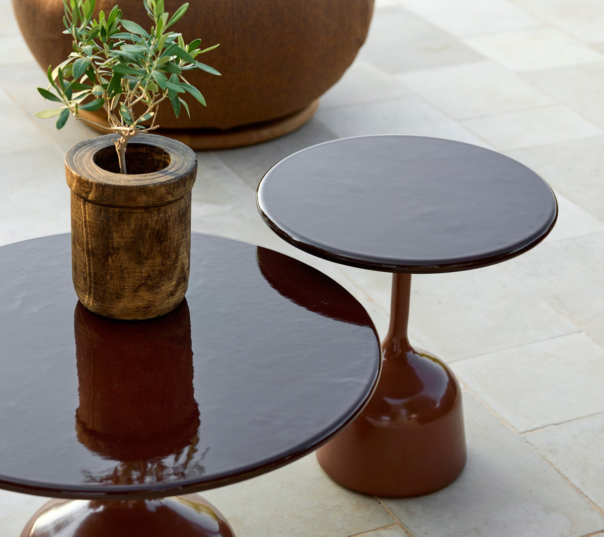 Cane-line Glaze sofabord liten – miljøbilde