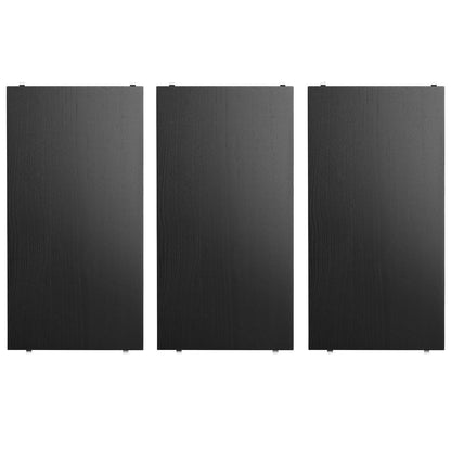 String hyllepakke 3.pk 58 x 30, i svart ask. Bestillingsvare.
