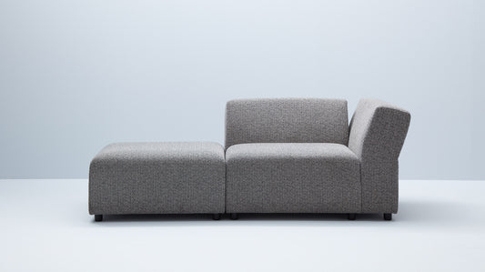 LK Hjelle OK 003 modul 1-seter med arm venstre, uten rygg. Velg tekstil
