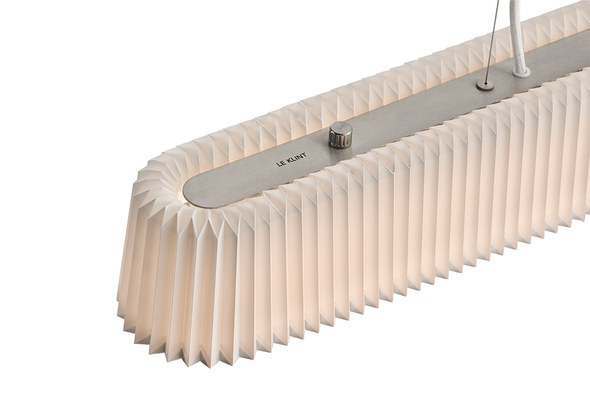 LE KLINT Modell 189 Long Pleat pendel L110 cm – detalj