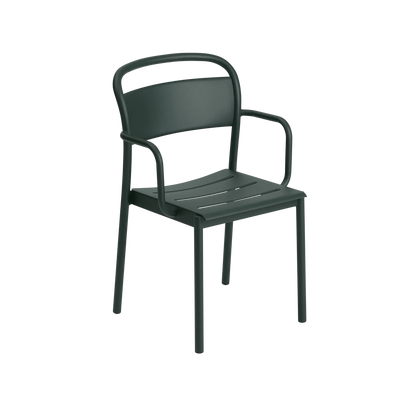 Muuto Linear Steel utestol med armlener. Velg farge
