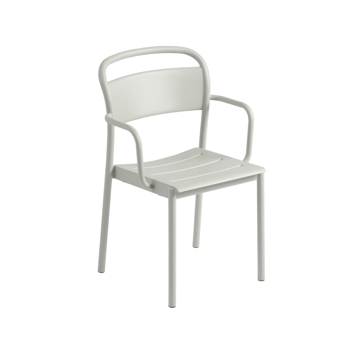 Muuto Linear Steel utestol med armlener. Velg farge