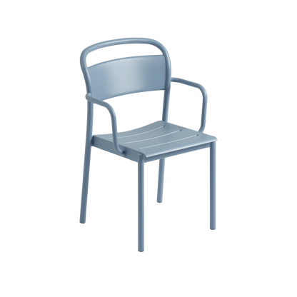 Muuto Linear Steel utestol med armlener. Velg farge
