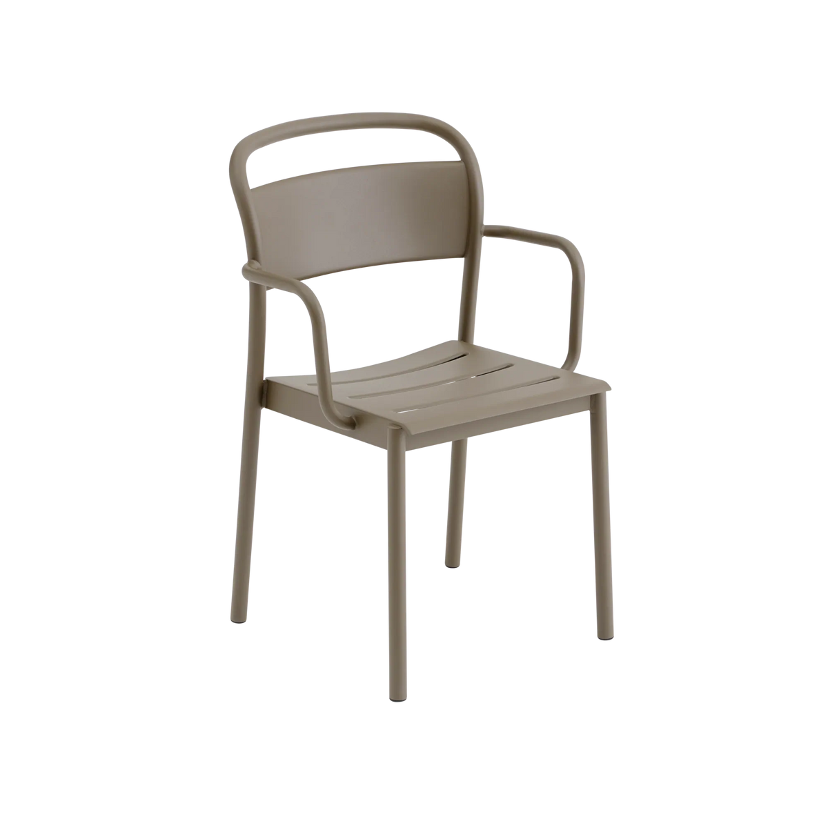 Muuto Linear Steel utestol med armlener. Velg farge