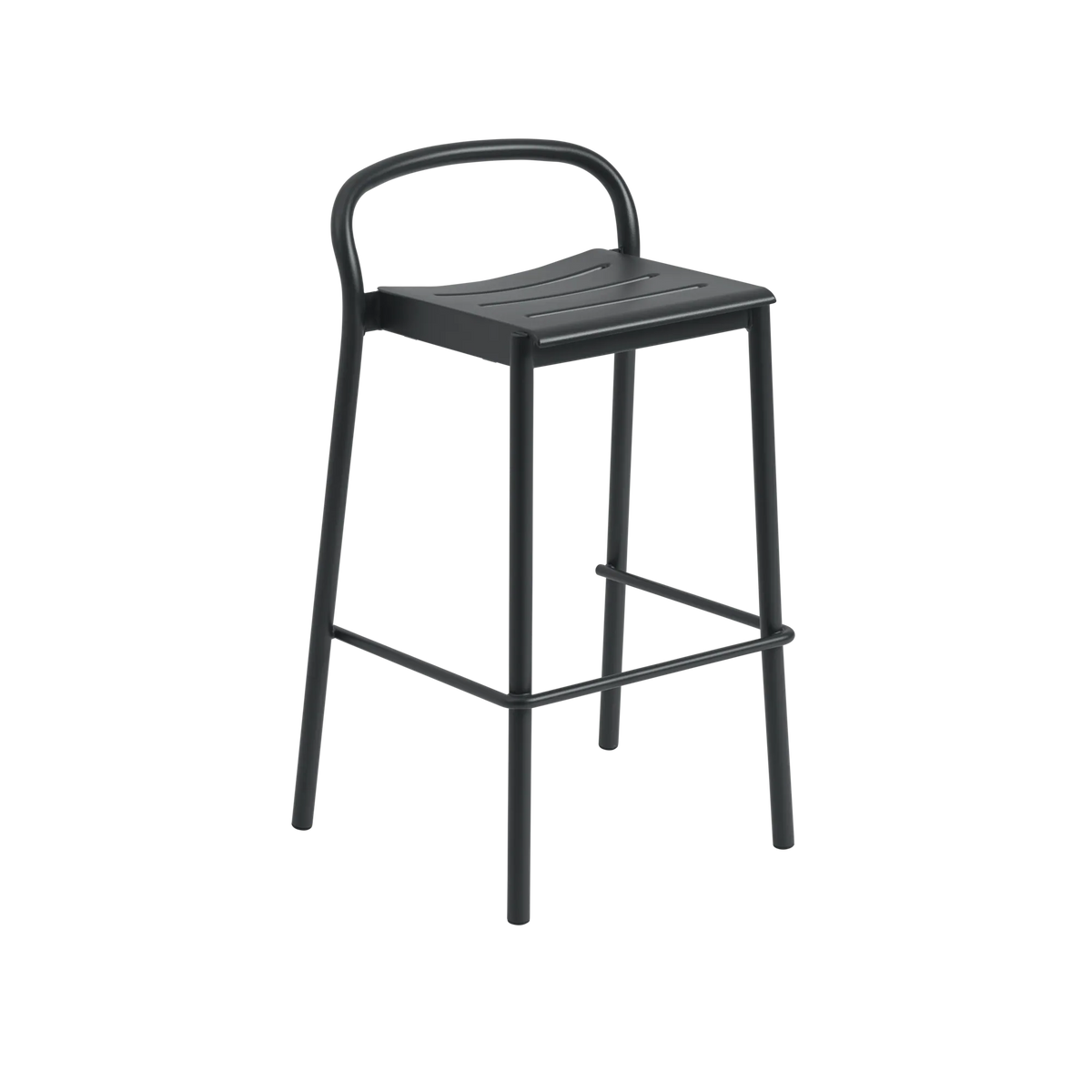 Muuto Linear Steel barstol ute. Velg farge