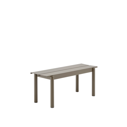 Muuto Linear Steel utebenk. Velg størrelse og farge