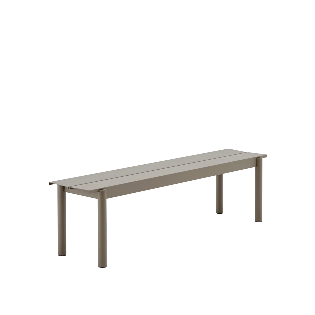 Muuto Linear Steel utebenk. Velg størrelse og farge