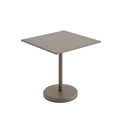Muuto Linear Steel kafébord ute. Velg størrelse og farge.