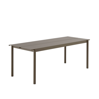 Muuto Linear Steel utebord. Velg størrelse og farge