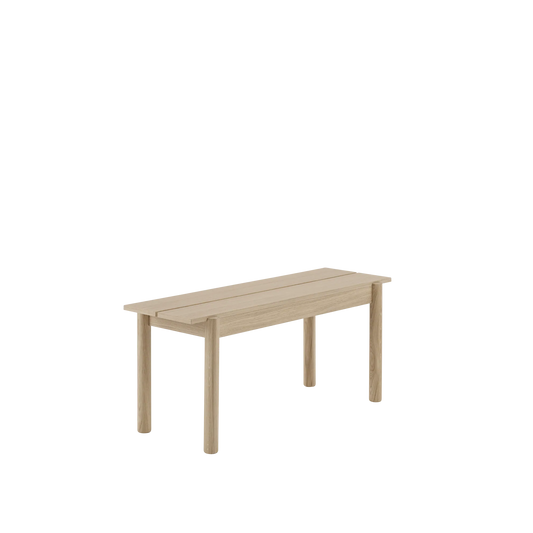 Muuto Linear Wood benk i eik. Velg størrelse