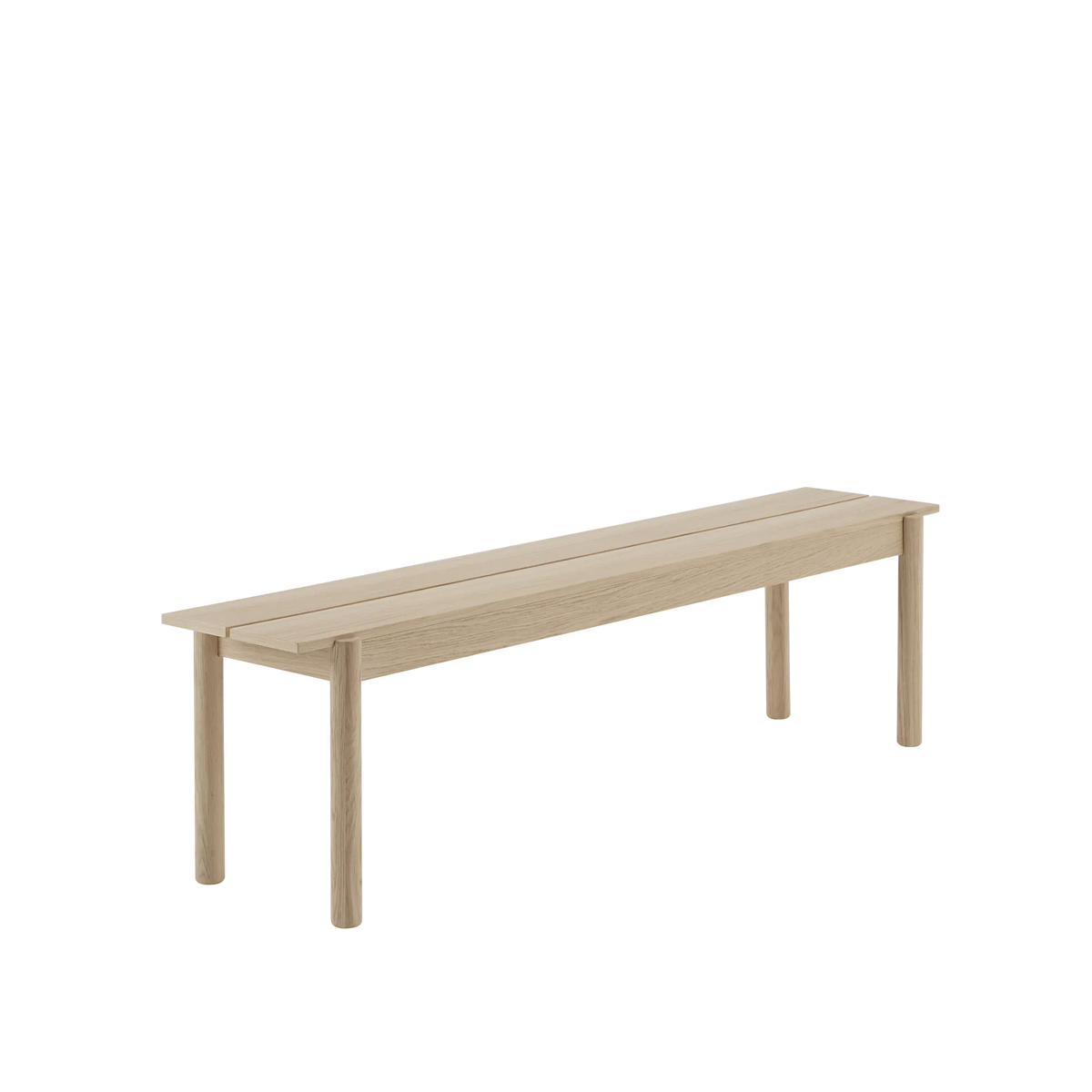 Muuto Linear Wood benk i eik. Velg størrelse