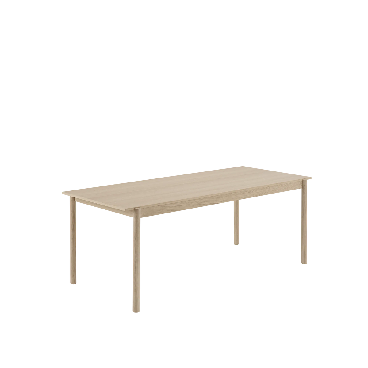 Muuto Linear Wood spisebord i eik. Velg størrelse