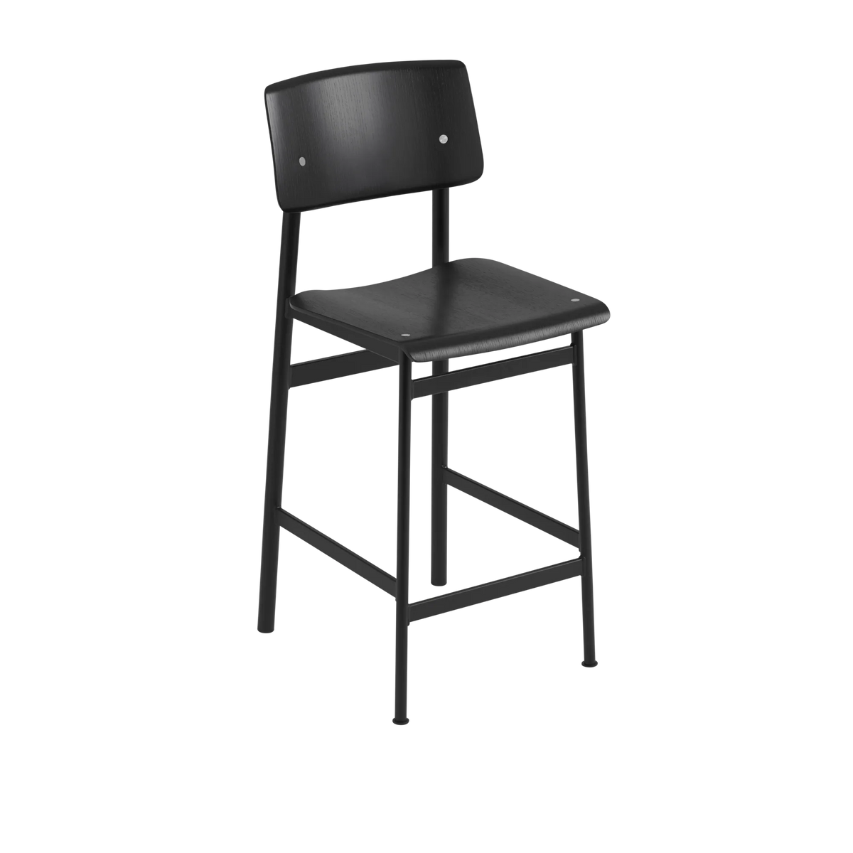 Muuto Loft Counter Stool barkrakk H65, polstret. Velg tekstil