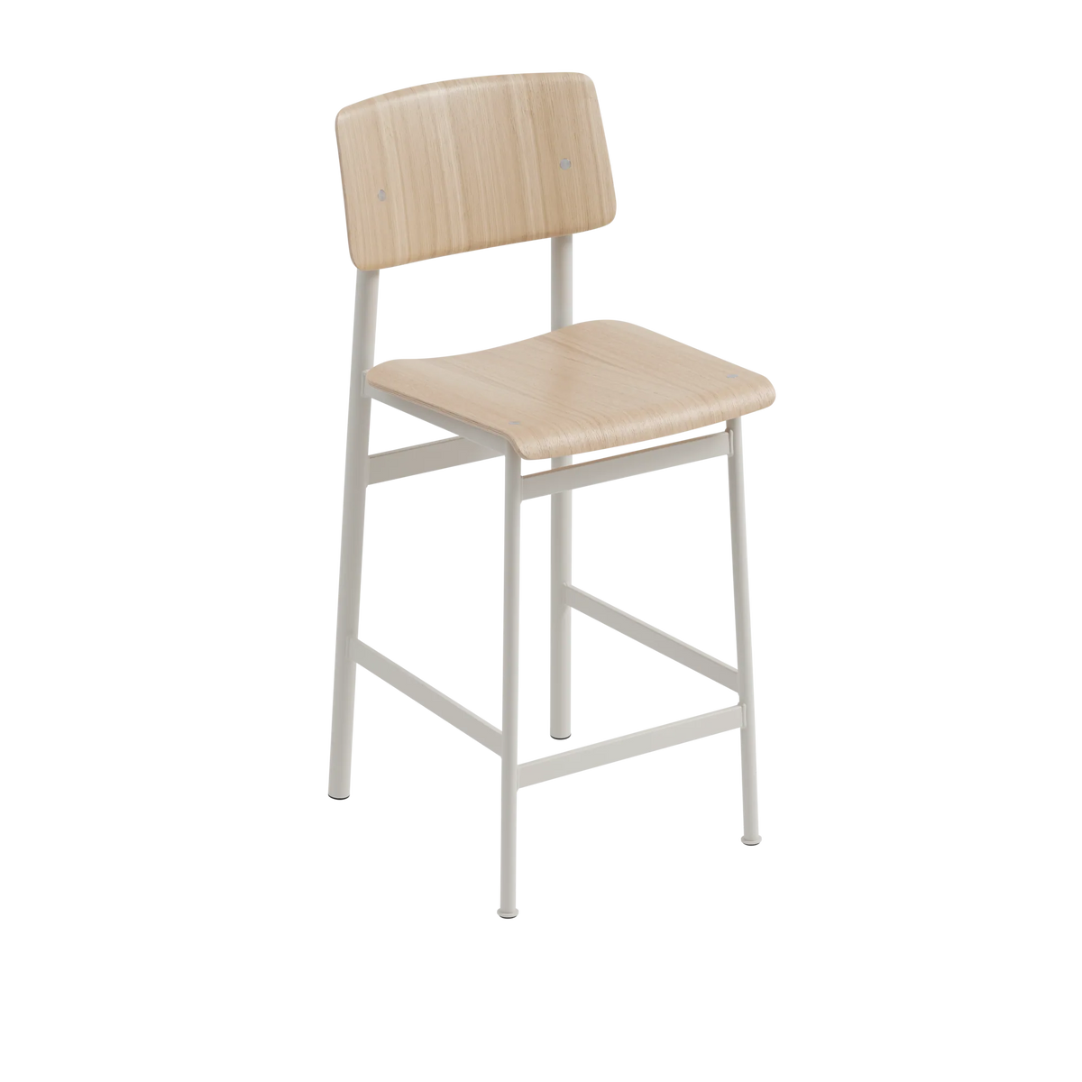 Muuto Loft Counter Stool barkrakk H65, polstret. Velg tekstil