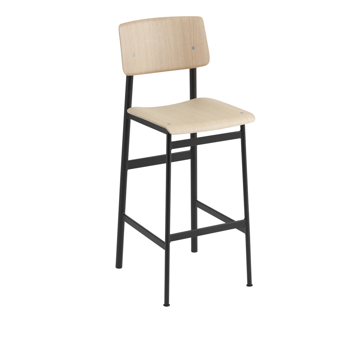 Muuto Loft Bar Stool barstol H75, polstret. Velg tekstil