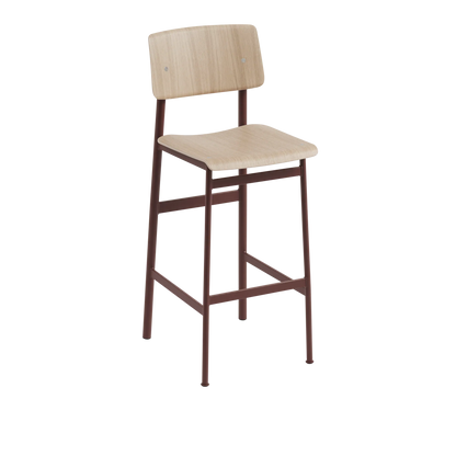 Muuto Loft Bar Stool barstol H75, uten polstring. Velg understell, sete og rygg