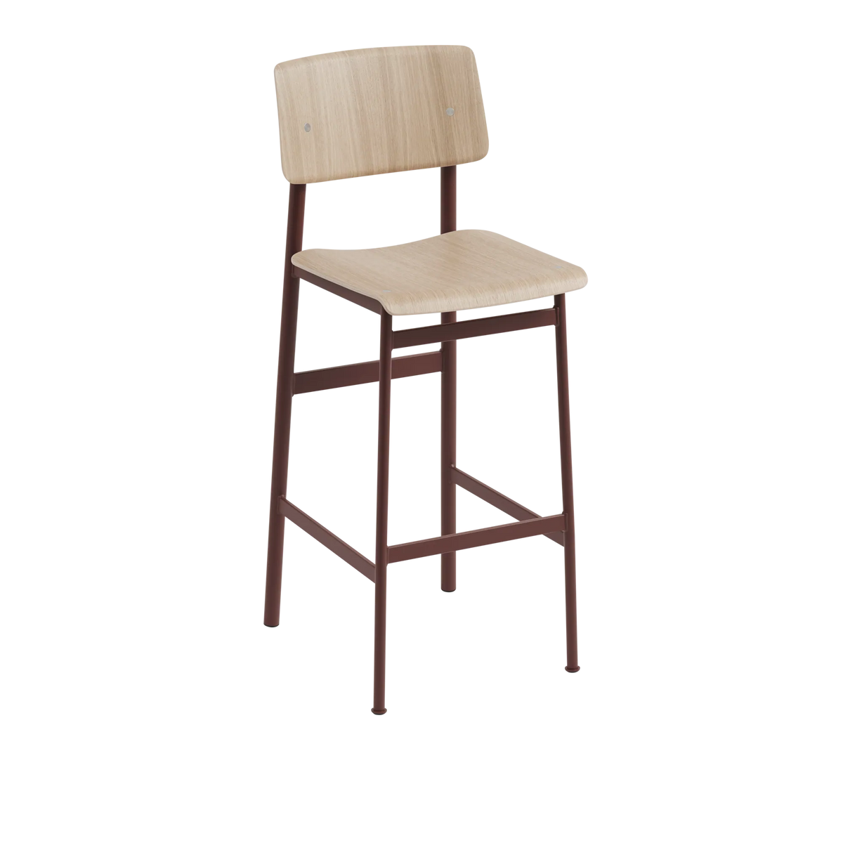 Muuto Loft Bar Stool barstol H75, polstret. Velg tekstil
