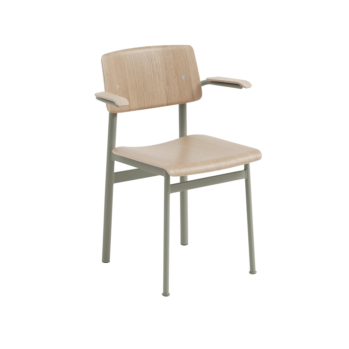 Muuto Loft Chair stol med armlener. Velg understell, sete og rygg