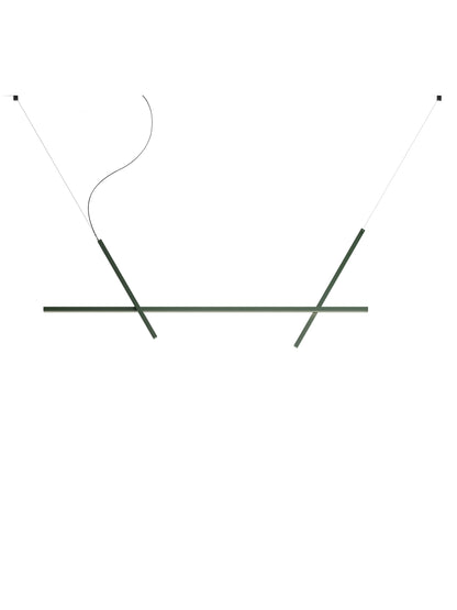 Luceplan Across pendel L 102 cm. Velg farge