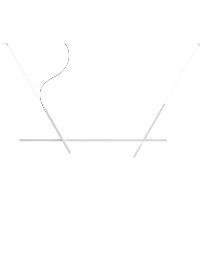 Luceplan Across pendel L 180 cm. Velg farge