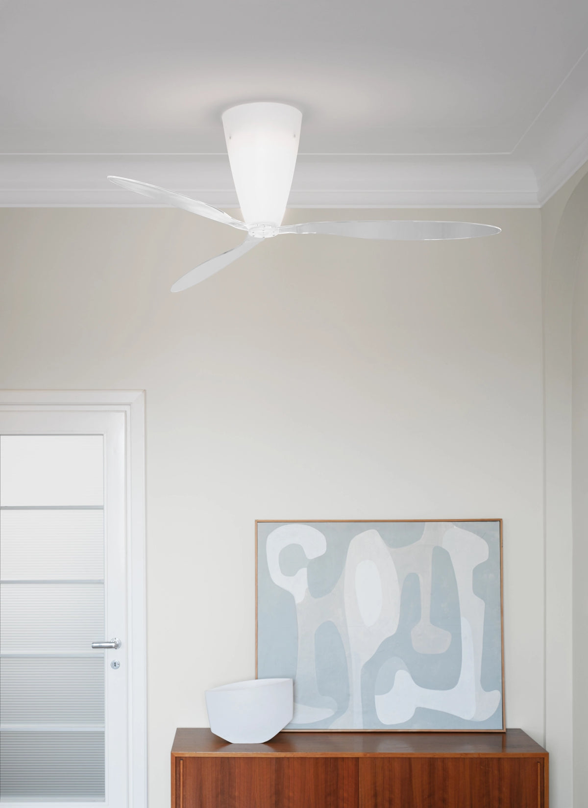 Luceplan Blow taklampe med vifte