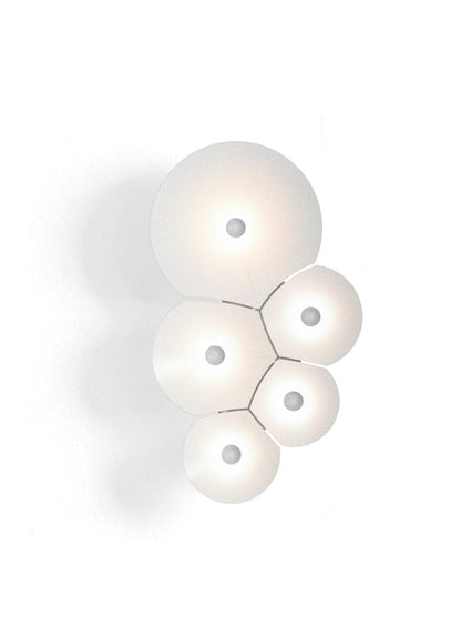 Luceplan Bulbullia vegg-/taklampe, 5 bobler