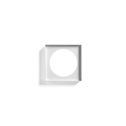 Luceplan Cassette vegg-/taklampe 60×60 cm, høy lysstyrke (3000 K)