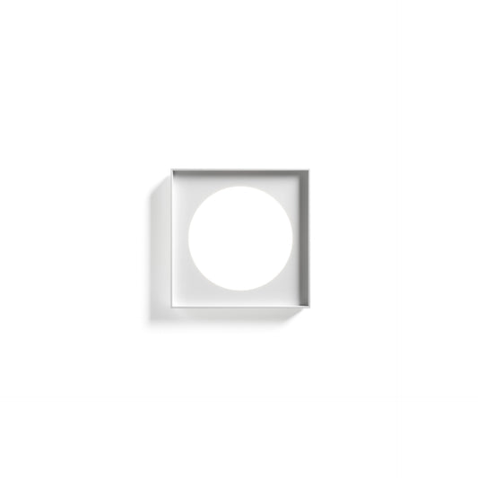 Luceplan Cassette vegg-/taklampe 60×60 cm, høy lysstyrke (3000 K)