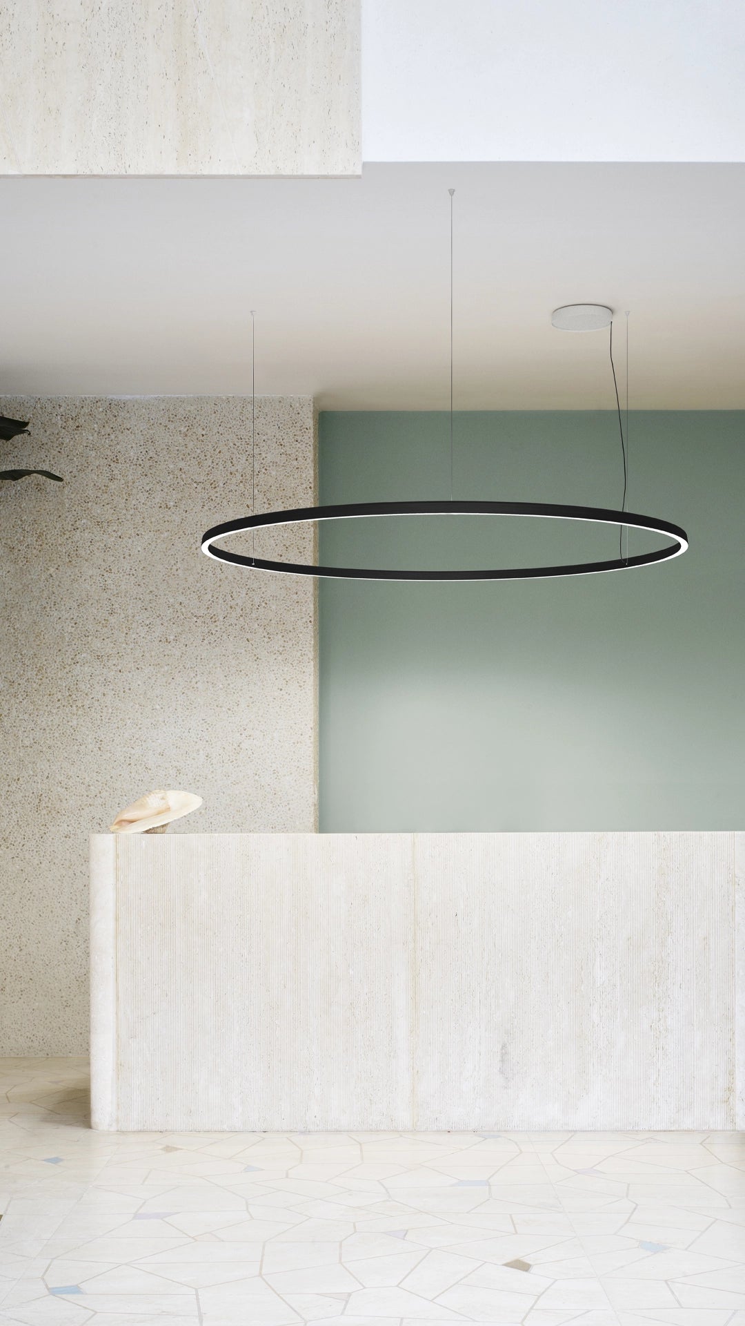 Luceplan Compendium Circle pendel Ø 200 cm. Velg farge