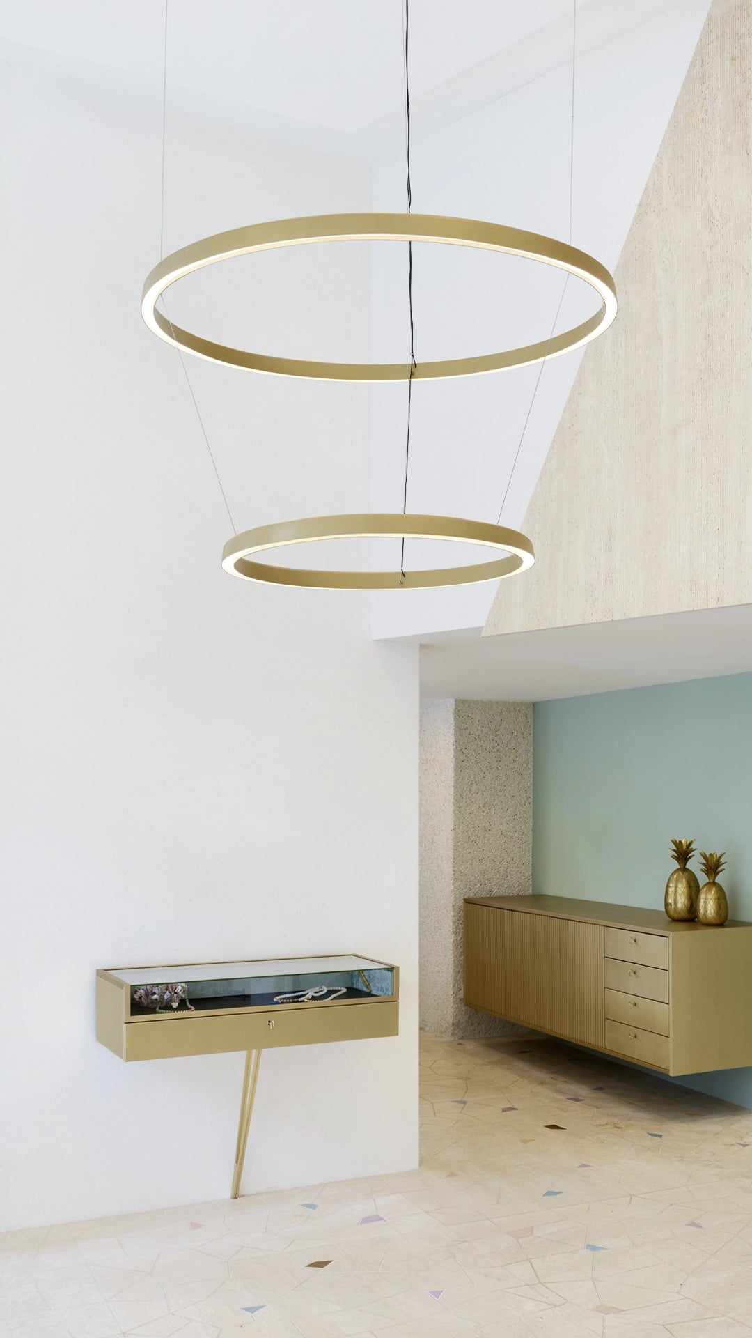Luceplan Compendium Circle pendel Ø 200 cm. Velg farge