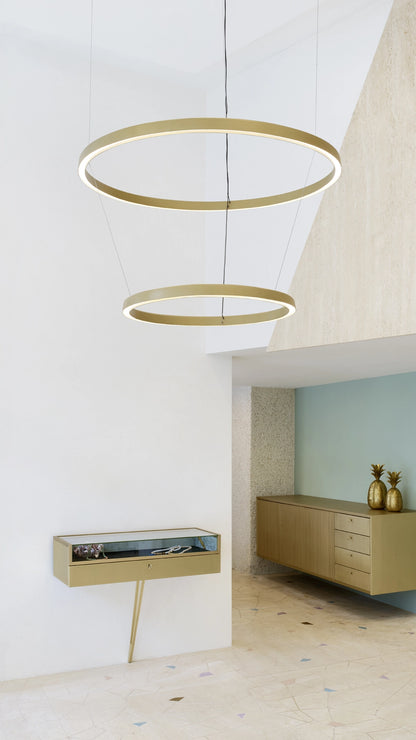 Luceplan Compendium Circle pendel Ø 200 cm. Velg farge