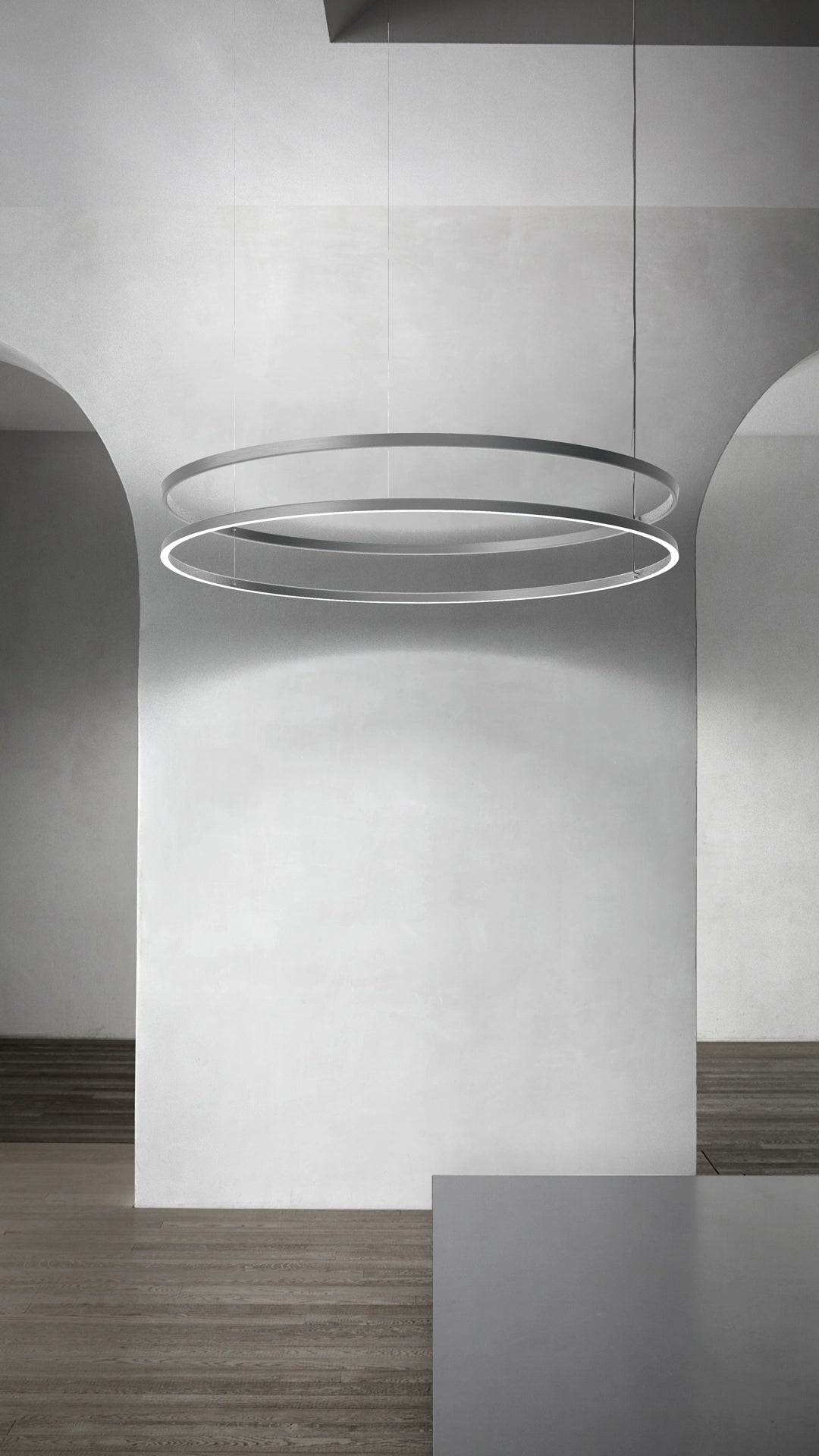 Luceplan Compendium Circle pendel Ø 72 cm. Velg farge