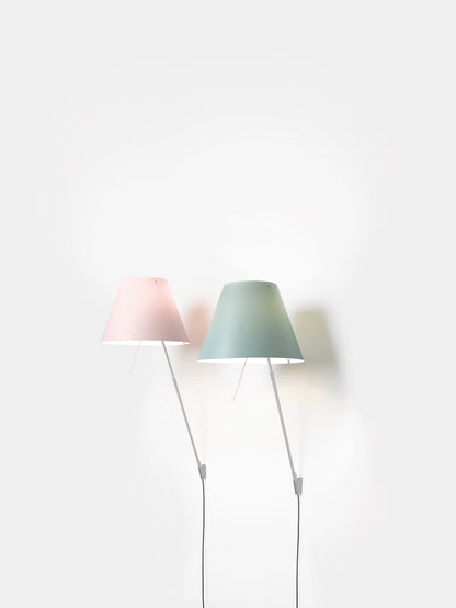 Luceplan Costanza vegglampe, fast. Velg farge