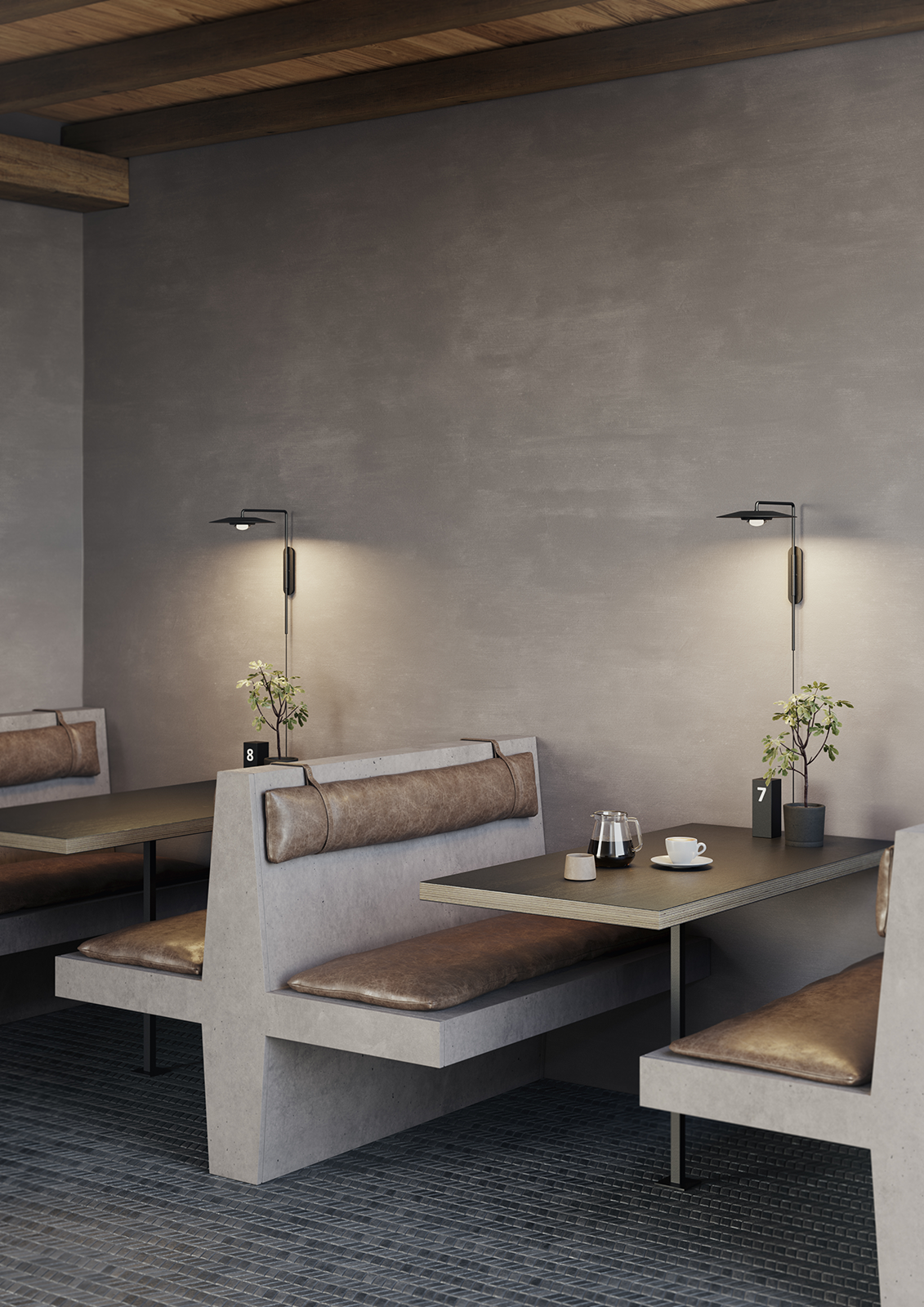 Luceplan Koinè vegglampe Ø 20 cm