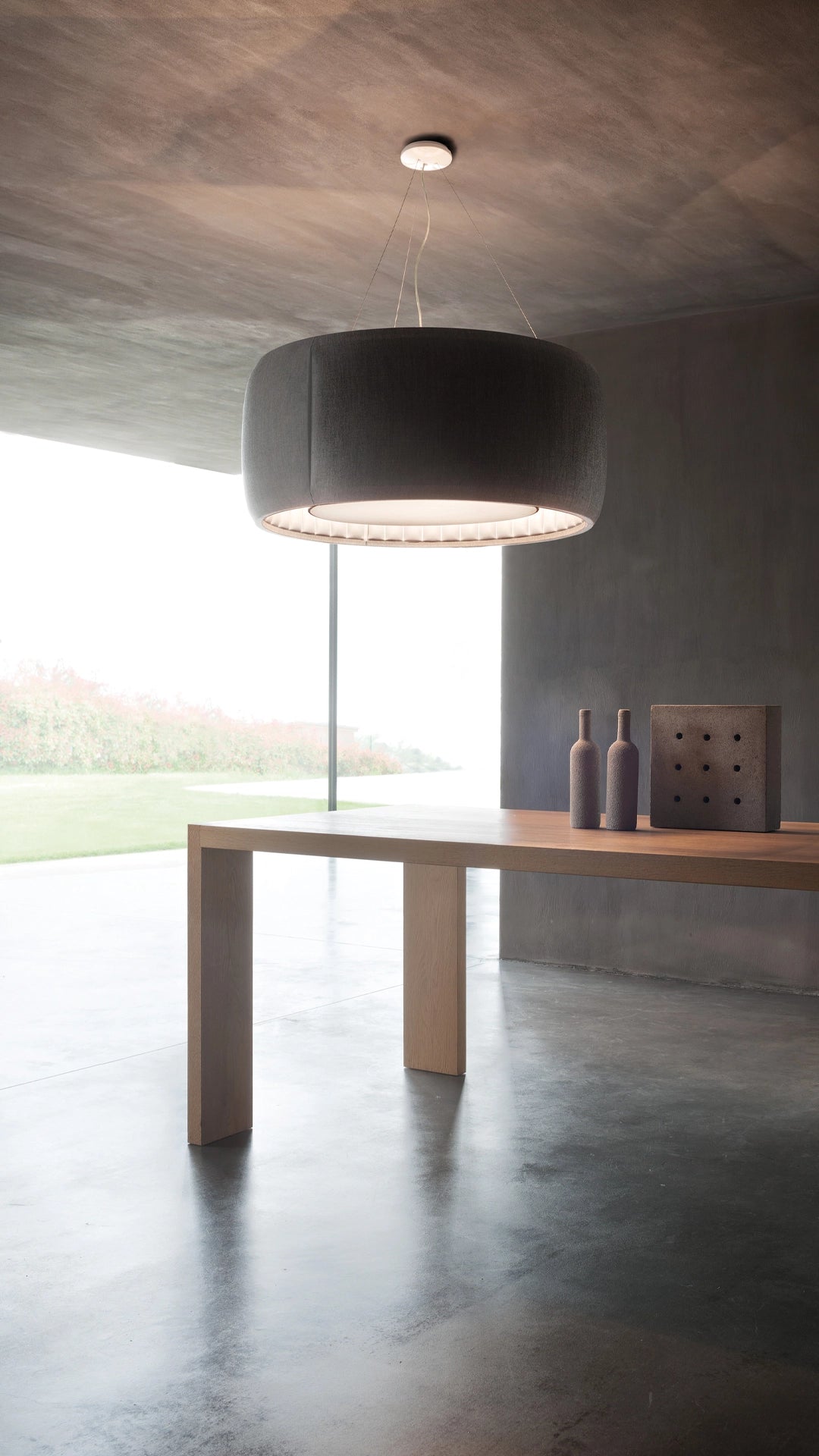 Luceplan Silenzio pendel Ø 120 cm. Velg farge